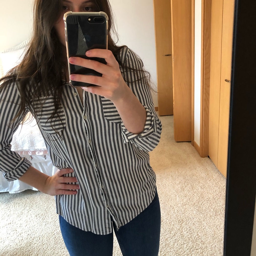 Striped Button Down